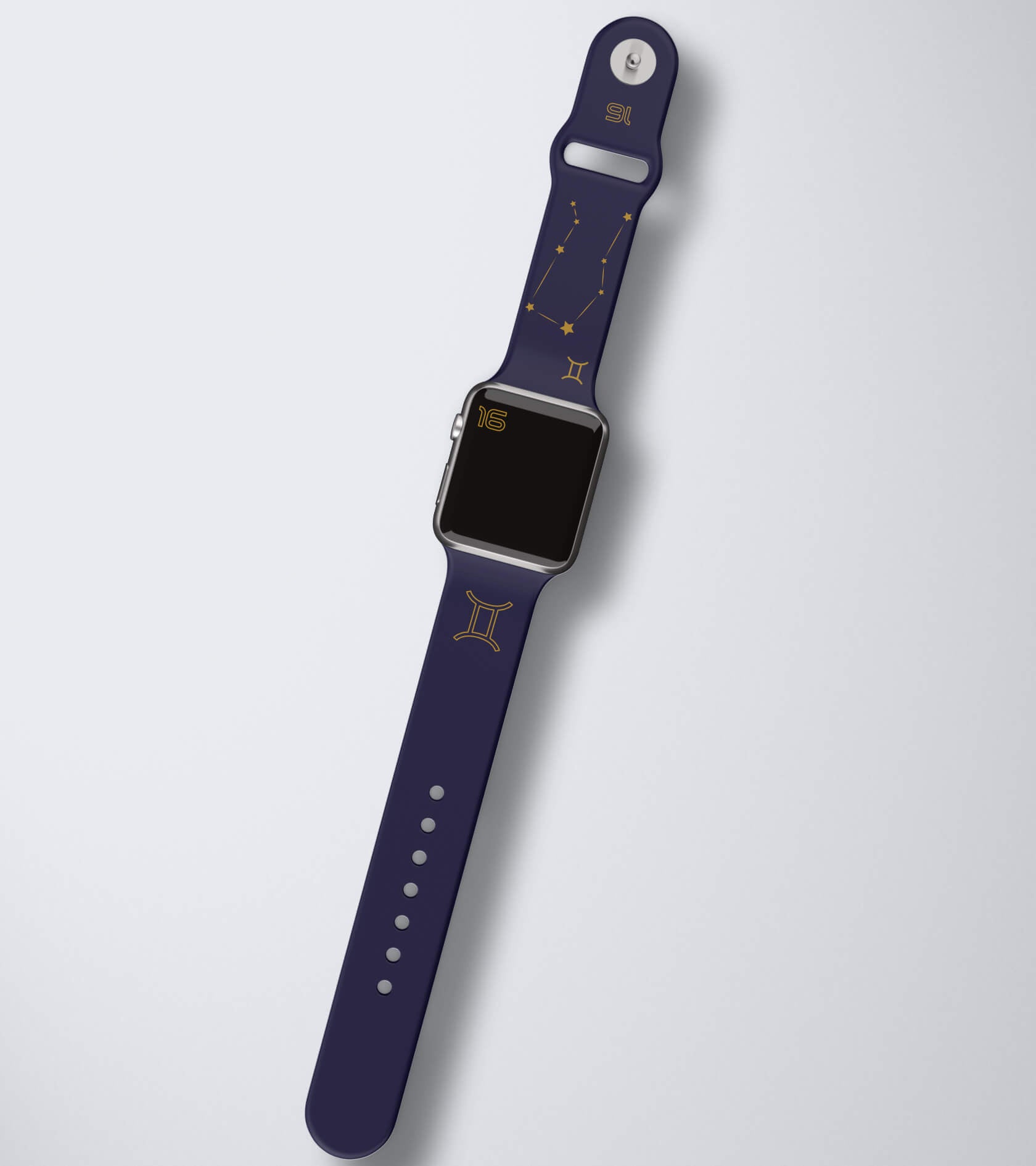 16bands blue and gold gemini zodiac strap for Apple watch