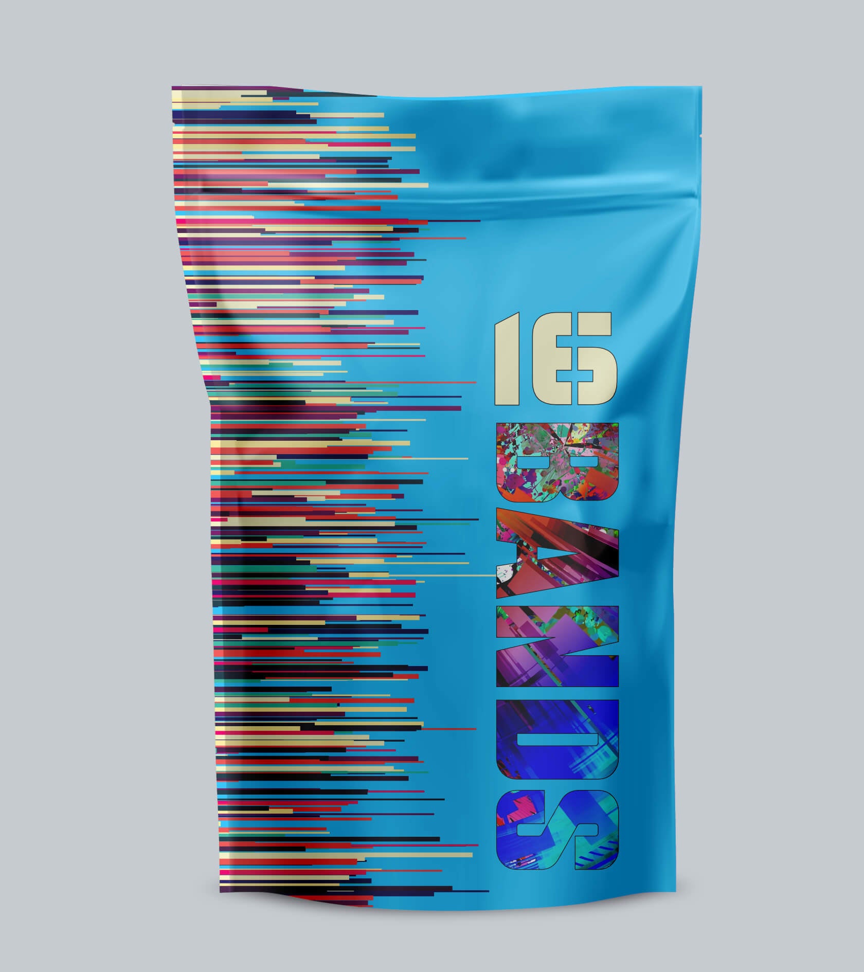 16bands blue gift bag offered with each order